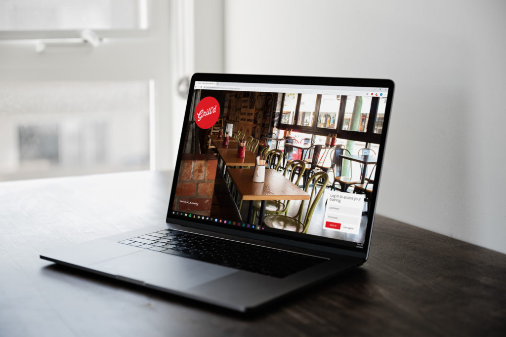 Online portal for Grill'd